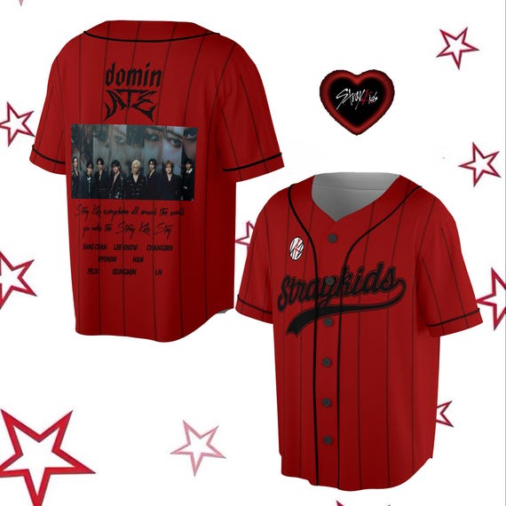 Stray Kids World Tour dominATE 野球ユニフォーム STRAY KIDS 'DominATE' World Tour 2025 Baseball Jersey Stay