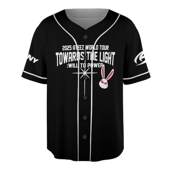 デパート 送料無料 2025 Tour World Ateez Baseball the Towards Ateez Jersey, タレントカード