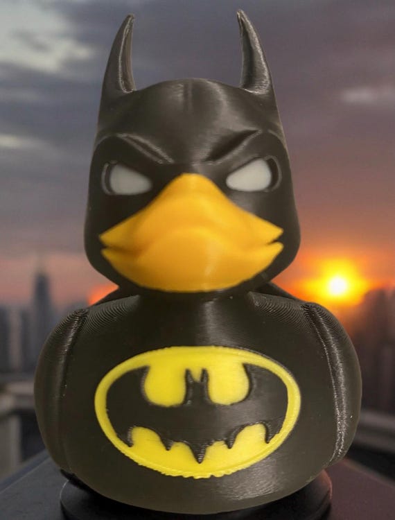 3D Printed Hero Rubber Duck – Home & Auto Decor, Kid's Toy - Etsy