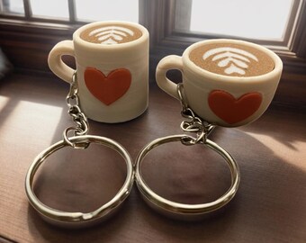 Miniature Coffee Mug Keychains