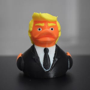 Jeep Ducking Ducks - Presidential Duck - Unique 3D Printed Rubber Duck Versions - POTUS - Partiotic Pride Duck - MAGA Trump Home Auto Decor