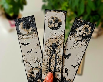Spooky Cute 3D Printed Halloween Bookmark Set – Ghosts, Pumpkins & Skull Designs – Unique Handmade Gifts for Book Lovers, Teachers