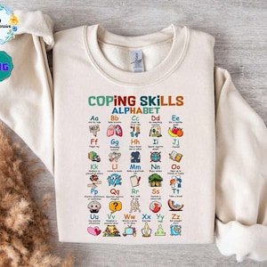 Coping Skills Alphabet Png, ABC Coping Skills Png, Mental Health Awareness Png, School Counselor Png, School Psychologist Png