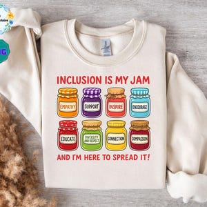 Inclusion Is My Jam PNG: Neurodiversity & Autism Awareness (Digital Download)