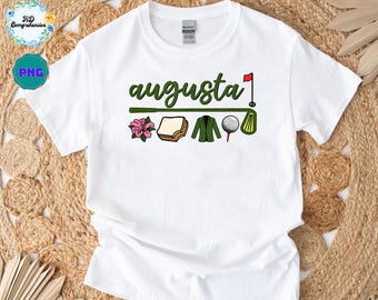 Augusta Golf PNG: Azalea, Pimento Cheese, Jacket Design (Digital Download)