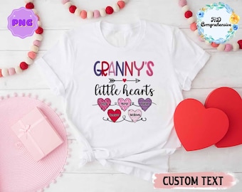 Granny Nana Grandma Mama's Little Sweetheart Png, Custom Valentine Kid Name, Valentine's Day png, Mama Valentine Png, Grandma Gift