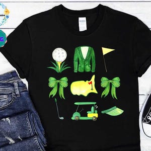 The Masters Golf Coquette Bow Png, Masters Golf Tournament, Masters Golf, Augusta Golf Png, Golf Gifts, Masters Golf Gift