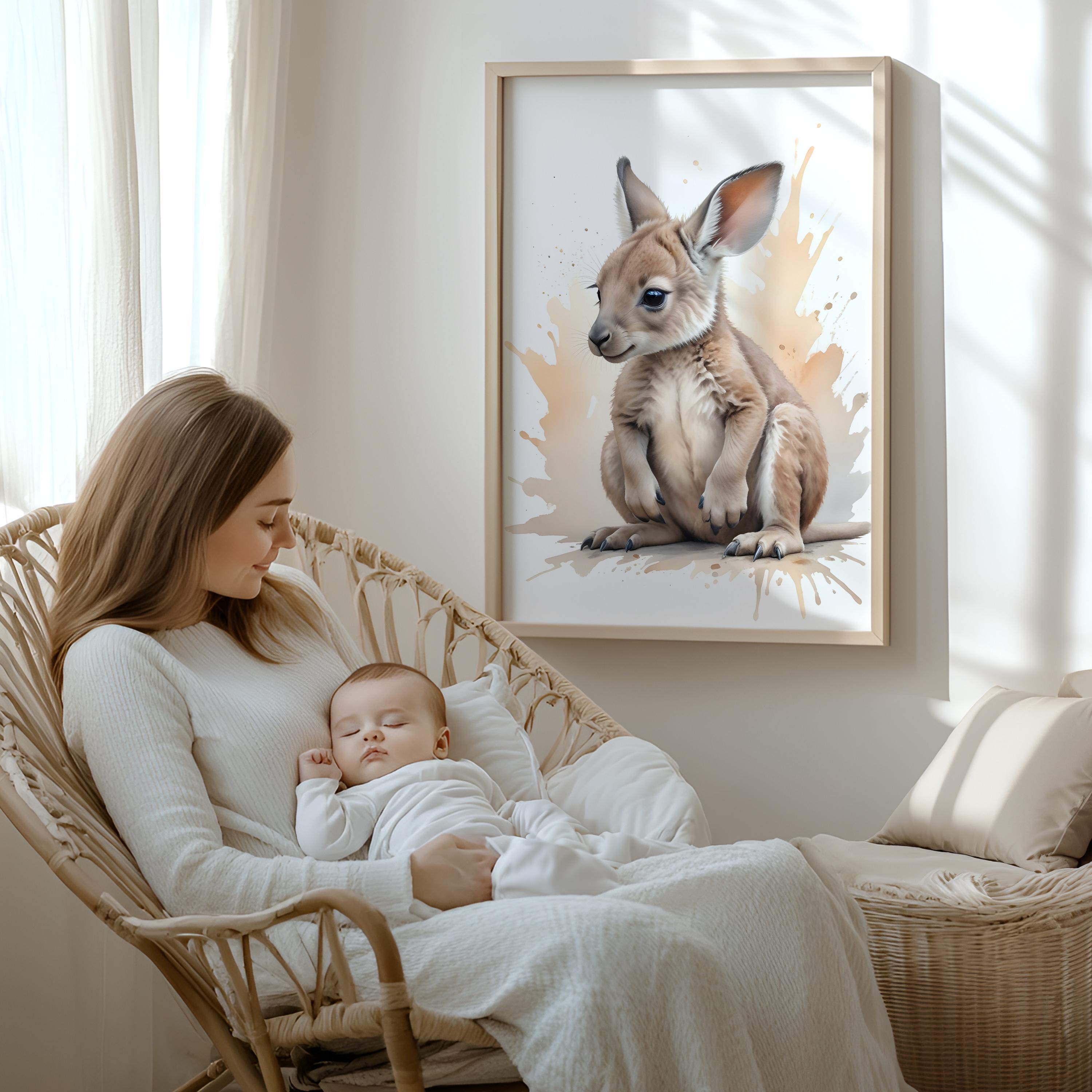 Australia Baby Animal Nursery Prints Set of 6 Printable Wall Art — free download