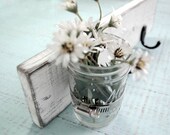 key hook white home organizing distressed shabby chic