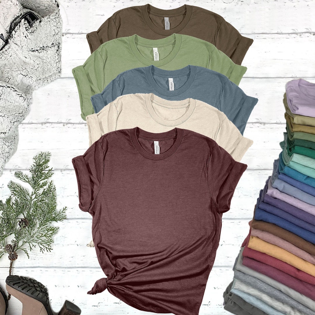 Bella Canvas 3001CVC Unisex T-Shirt | Longer Length Soft Tee