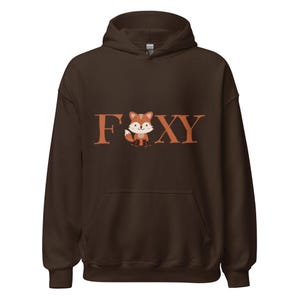 Foxy Unisex Hoodie: Soft Cotton-Blend Pullover