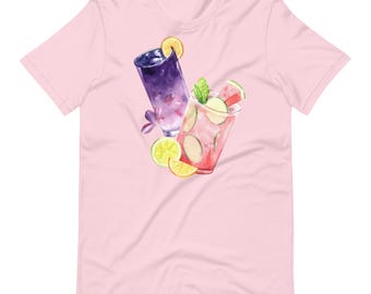 Erfrischendes Getränke Grafik-T-Shirt.