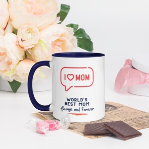 Mother&#39;s Day Mug: Ceramic Coffee Mug with Color Inside