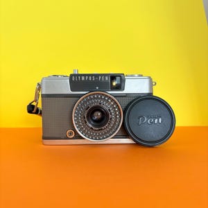 Cámara de película Olympus Pen EE-2 de medio formato | Totalmente probada | Cámara vintage de 35 mm | Fabricada en Japón | Ideal para principiantes