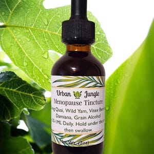 All Natural Tincture For Women Wild Yam Damiana Dong Quai