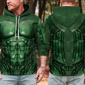 Sudadera con capucha estampada en 3D del Duende Verde, sudadera de cosplay del Duende Verde de Spider-Man, cosplay de Halloween, sudadera con capucha para disfraz de Halloween imagen 1