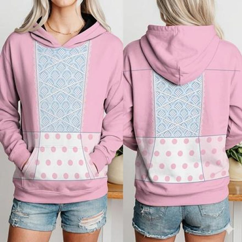 Bo Peep Costume Hoodie 3D All Over Print, Toy Story Cosplay Sweatshirt, Toy Story Alien Costume 3D Shirt, Cosplay Halloween, Halloween Party image 1