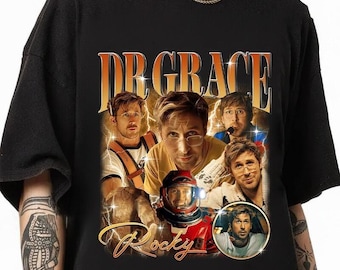 Maglietta Comfort Colors Dr Grace Rocky Bootleg, Maglietta Project Hail Mary, Maglietta Jazz Hands Vintage, Maglietta Dr Grace Rocky Sci-Fi, Merchandising Sci Fi