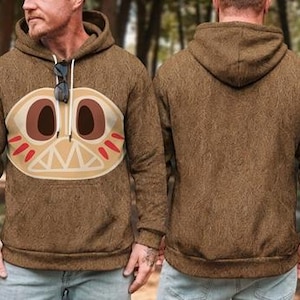 Kakamora Costume 3D Full Over Print Hoodie, Moana Antagonists Movie, Kakamora Coconut Pirate, Moana Cosplay Sweatshirt, Disneyland Cosplay image 1