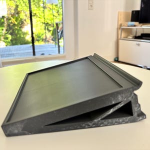 B-Stock - Mini Table VW Grand California 600/680 – Camper Rear Seat Storage Table | 3D Printed Travel Table Without Drilling | Vanlife Camping Accessories