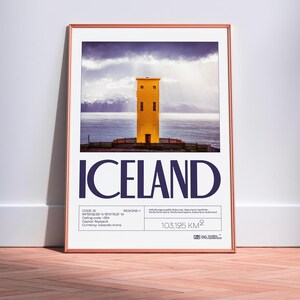 Stampa Islanda / Regalo di viaggio - Stampa Scandinavia / Poster con foto reali, arte murale premium Islanda