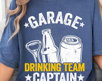 Garage Drinking Team Captain afbeelding: Beer Lover Design (PNG, SVG)