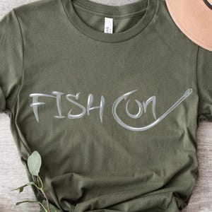 Fishing PNG Design - Fish On Sublimation File - Funny Fishing Clipart - Gift for Anglers - Outdoor Hobby Digital Art