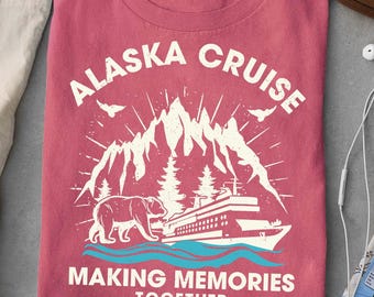 Alaska Cruise 2025 PNG: Family Vacation Design (Digital Download)