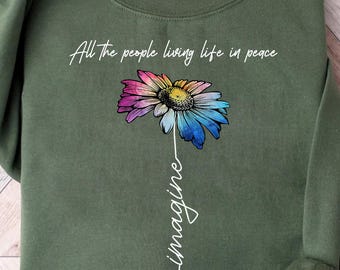 Peace Flower PNG: Inspirational Floral Clipart (Digital Download)
