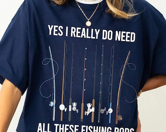 Funny Fishing Rods PNG Design: Angler Humor Artwork (Digital Download)