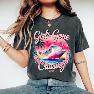 Girls Gone Cruising 2025 PNG, Girls Cruise Squad Clipart, Girls Trip Shirt Design, Bachelorette Party Cruise Sublimation, Instant Download