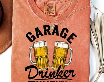Garage Drinker Team Member PNG: Beer Mug Graphic (Digital Download)