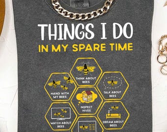 Funny Beekeeper PNG: Honey Bee Hobbyist Clipart (Digital Download)