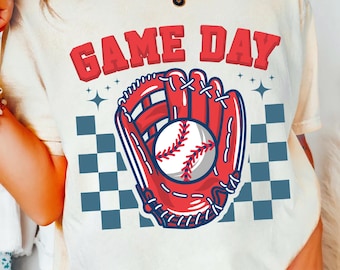 Giorno della partita di baseball PNG: design di guanto e palla (download digitale)