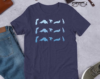 T-shirt Midwest Great Lakes / Cotone biologico / Lavaggio effetto vintage / Design originale / T-shirt unisex