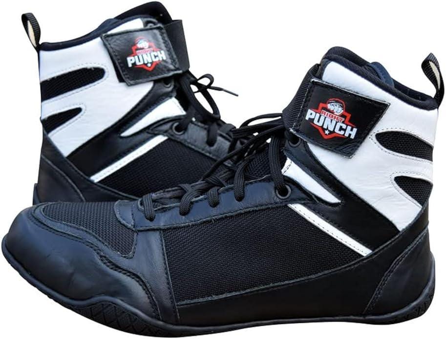 Leather Boxing Shoes Lightweight, Low Ankle Boots for 