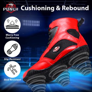 Men's Professional Boxing Wrestling Shoes Breathable Fighting Training Boots Combat Shoes Fitness Sports Sneakers image 8