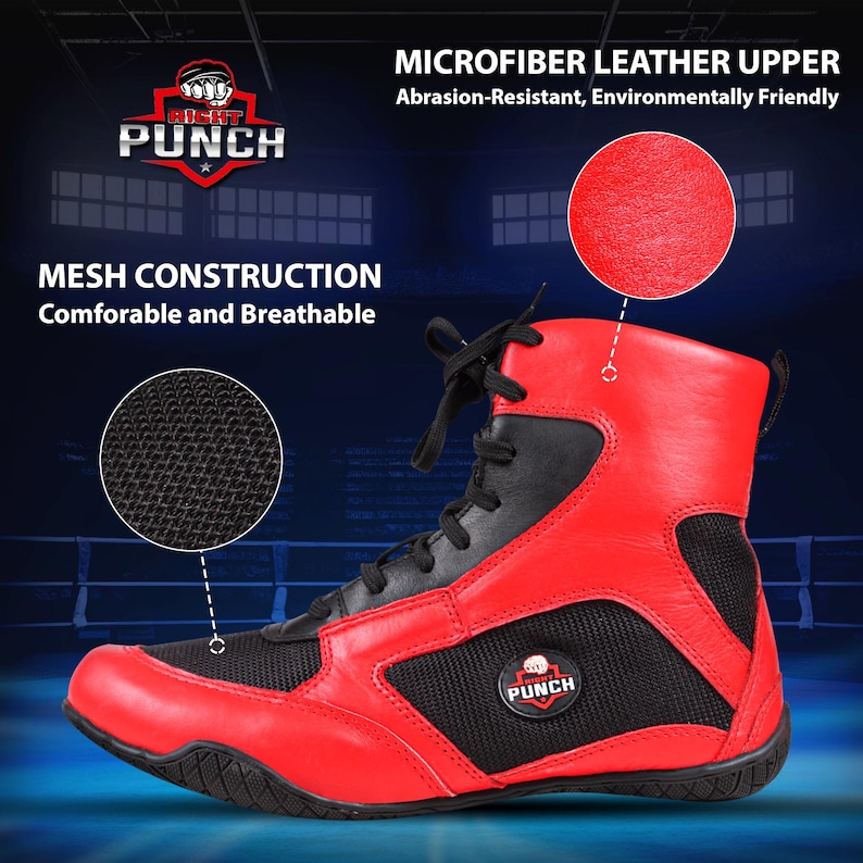 Men's Professional Boxing Wrestling Shoes Breathable Fighting Training Boots Combat Shoes Fitness Sports Sneakers image 6