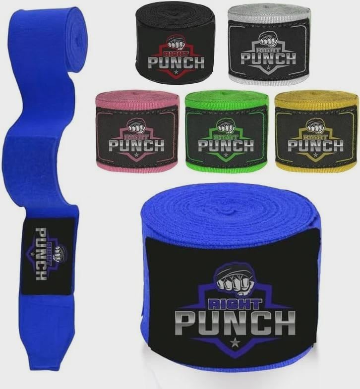 Boxing Hand Wraps, Heavy Duty Wrist Protection, MMA Muay Thai Training Gear, Sparring Support