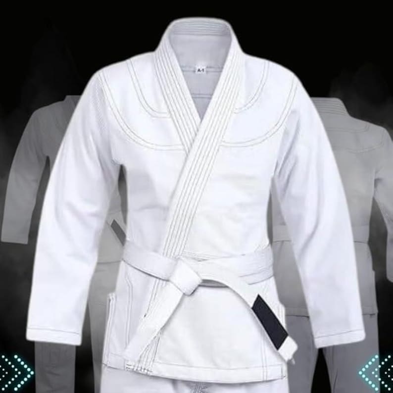 Costume BJJ Gi, kimono léger de Jiu Jitsu brésilien, MMA, tenue en coton prérétréci image 11
