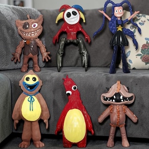 6 piezas Nuevo prototipo Giblet Chum Chompkins Juego de terror 5 Figura Modelo Lindo Anime Periféricos Juguete Regalo de cumpleaños