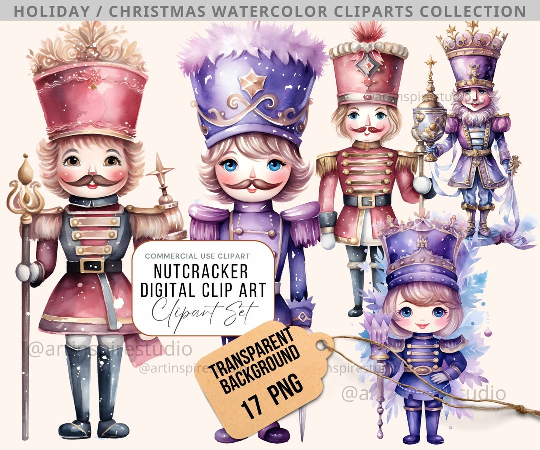 Christmas Nutcracker Clipart Nutcracker Soldier Clipart Christmas Clipart Holiday Clipart