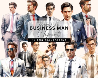 Business Man Clipart, Man in Suit Clipart, Male Model Graphics, Clipart Men Suit, Fashion Men png, Father Image, Husband, Office Men