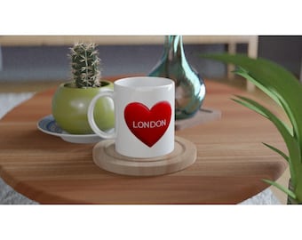 London Love Herz - Tasse