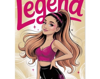 Ariana Grande Poster Artwork Legend Series
