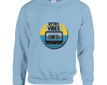 RETRO VIBES Classic Crewneck Sweatshirt