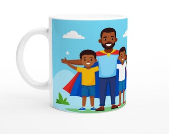 Hero Dad Ceramic Mug – Father's Day Gift