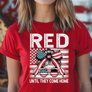 Remember All Deployed Shirt | Military Support | RED Friday Tee | Patriotic Apparel | Support Our Troops