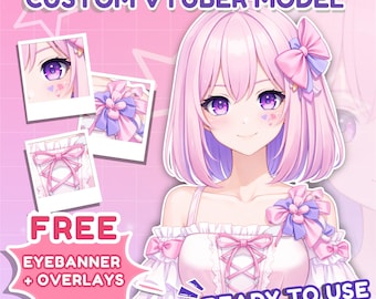 Custom Live2D VTuber Model | Personalized Anime Avatar | VTube Studio Ready
