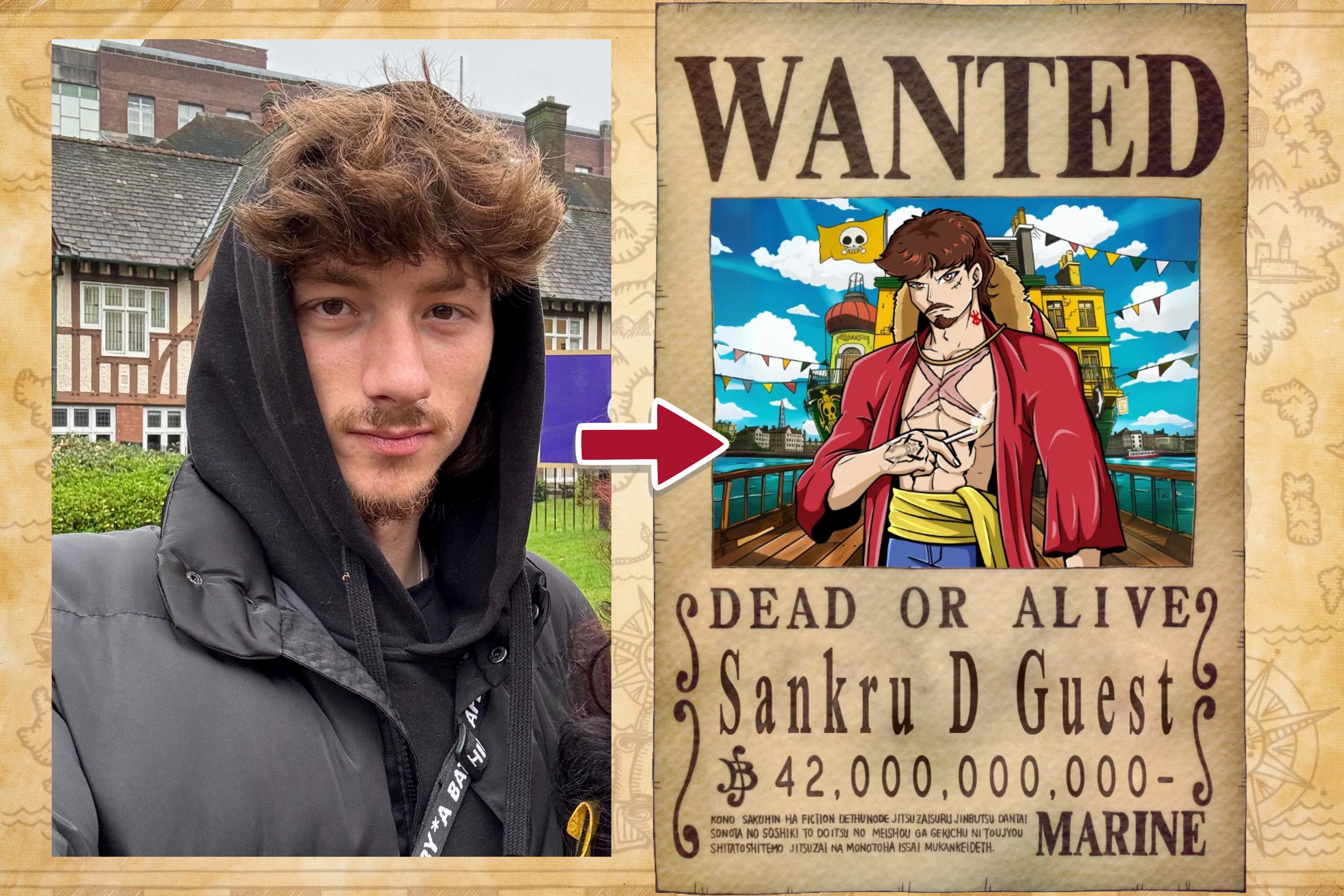 One piece wanted poster - Etsy 日本